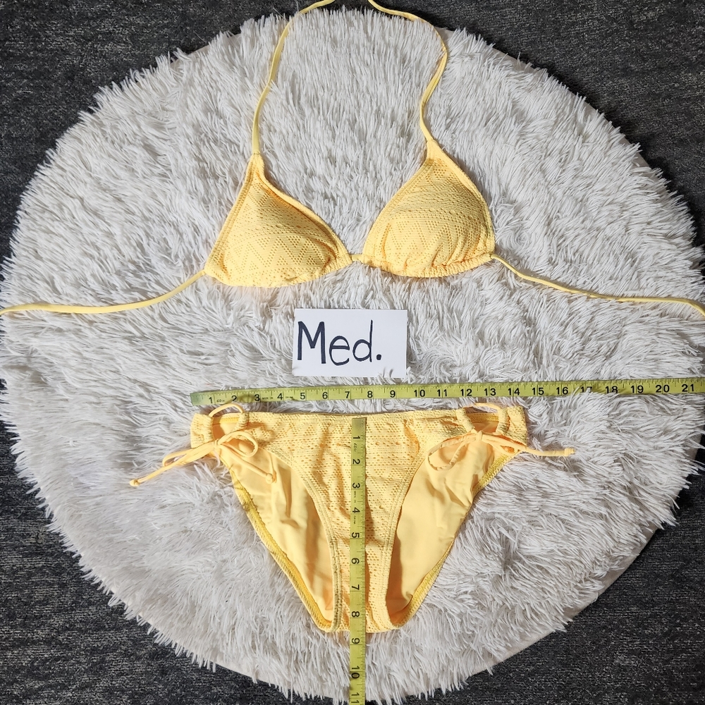 Yellow Triangle Bikini Set - Picture 7 of 11